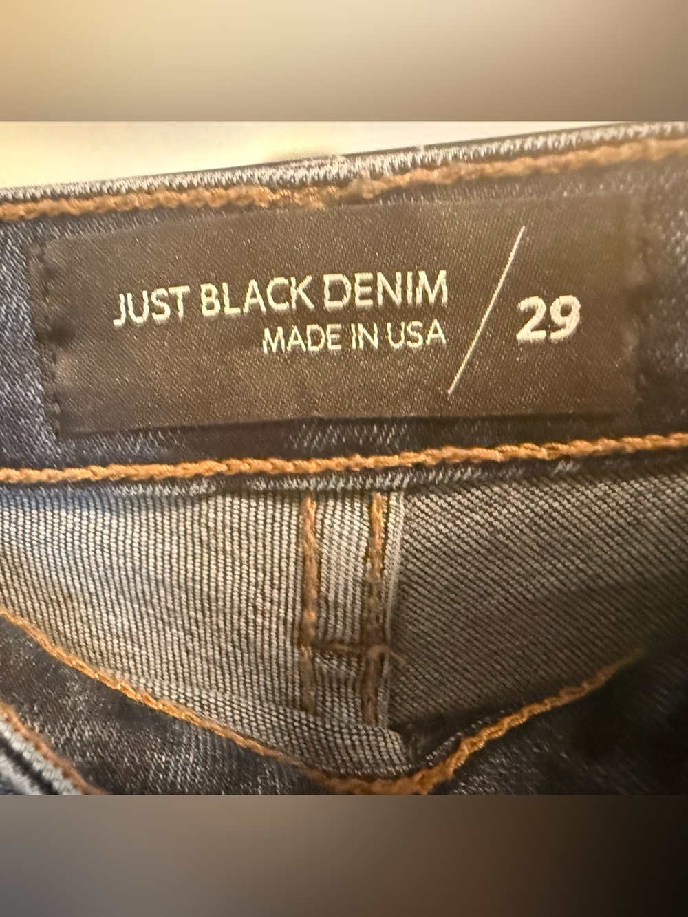 Just Black Indigo Flare Jeans - Picture 2 of 3